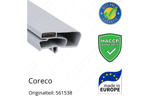 Coreco Türdichtung 150,6 x 63,6 cm Ersatzteil: 561538 für verschiedene Modelle