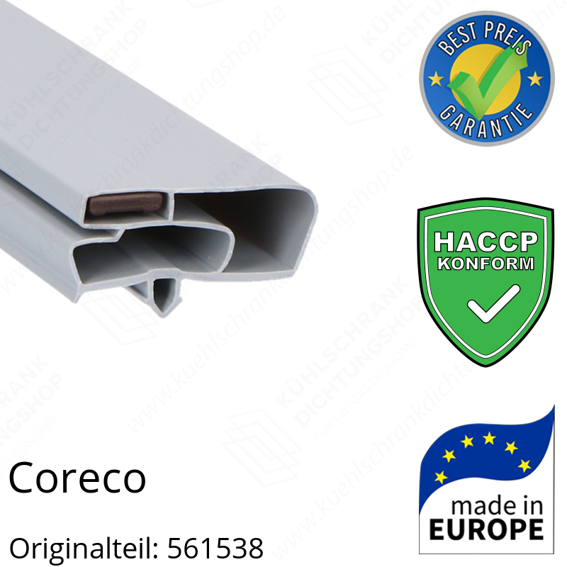 Coreco Türdichtung 150,6 x 63,6 cm Ersatzteil: 561538 für verschiedene Modelle