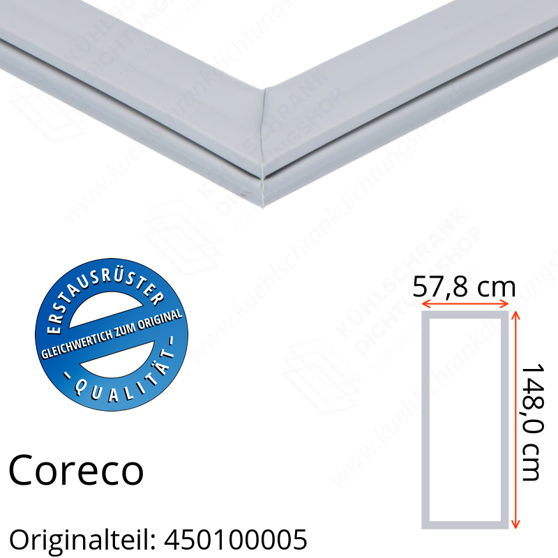 Coreco Türdichtung 148,0 x 57,8 cm Ersatzteil: 450100005 für verschiedene Modelle