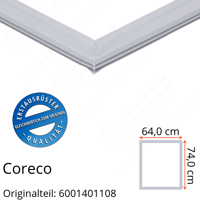 Coreco Türdichtung 74,0 x 64,0 cm Ersatzteil: 6001401108 für verschiedene Modelle