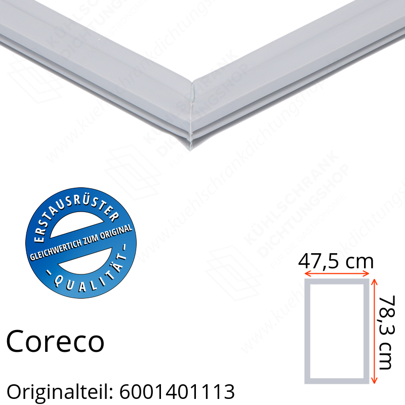 Coreco Türdichtung 78,3 x 47,5 cm Ersatzteil: 6001401113 für verschiedene Modelle