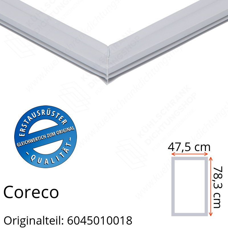 Coreco Türdichtung 78,3 x 47,5 cm Ersatzteil: 6045010018 für verschiedene Modelle