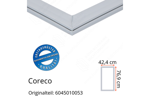 Coreco Türdichtung 76,9 x 42,4 cm Ersatzteil: 6045010053 für verschiedene Modelle