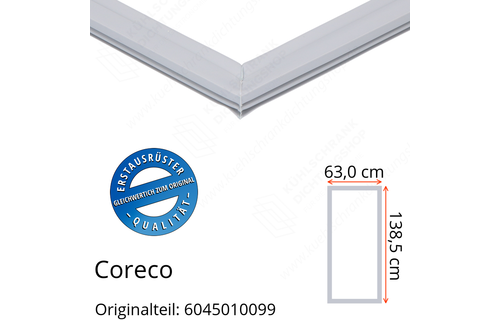 Coreco Türdichtung 138,5 x 63,0 cm Ersatzteil: 6045010099 für verschiedene Modelle