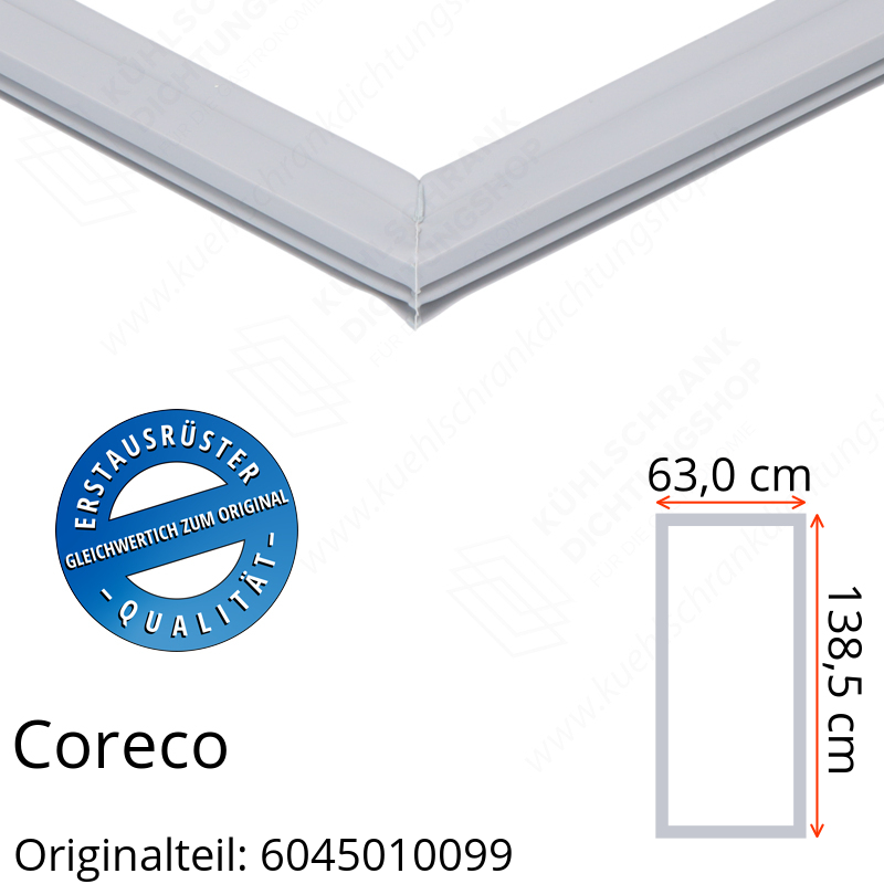 Coreco Türdichtung 138,5 x 63,0 cm Ersatzteil: 6045010099 für verschiedene Modelle