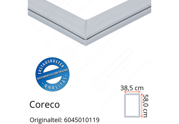 Coreco Türdichtung 58,0 x 38,5 cm Ersatzteil: 6045010119 für verschiedene Modelle