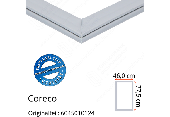 Coreco Türdichtung 77,5 x 46,0 cm Ersatzteil: 6045010124 für verschiedene Modelle