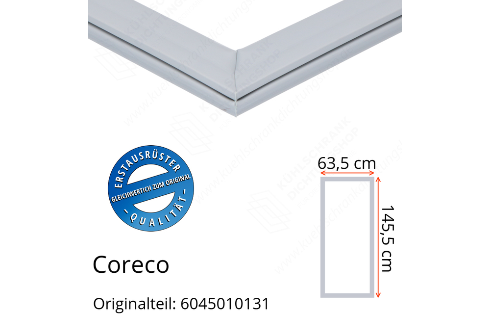 Coreco Türdichtung 145,5 x 63,5 cm Ersatzteil: 6045010131 für verschiedene Modelle
