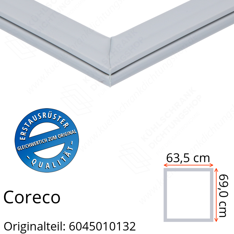 Coreco Türdichtung 69,0 x 63,5 cm Ersatzteil: 6045010132 für verschiedene Modelle