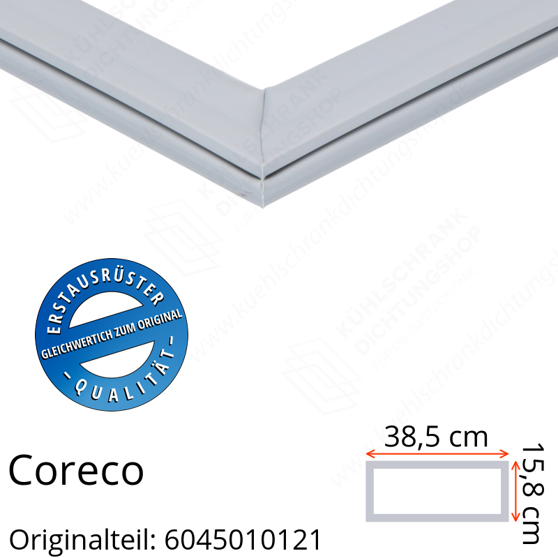 Coreco Schubladendichtung 15,8 x 38,5 cm Ersatzteil: 6045010121 für verschiedene Modelle