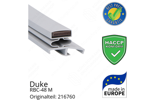 Duke RBC-48 M Türdichtung 70,0 x 36,5 cm