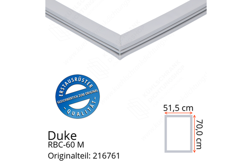 Duke RBC-60 M Türdichtung 70,0 x 51,5 cm