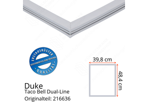 Duke Taco Bell Dual-Line Türdichtung 48,4 x 39,8 cm