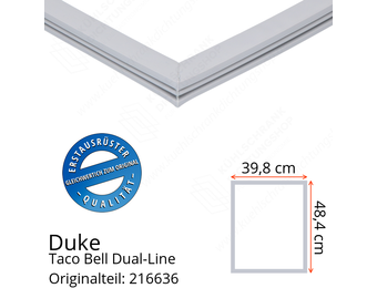 Duke Taco Bell Dual-Line Türdichtung 48,4 x 39,8 cm