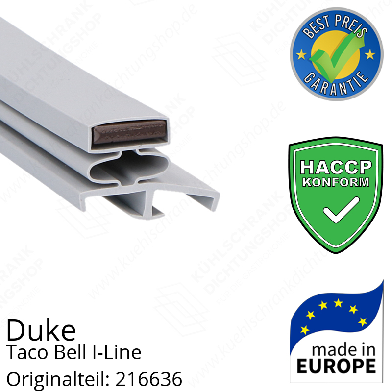 Duke Taco Bell I-Line Türdichtung 48,4 x 39,8 cm