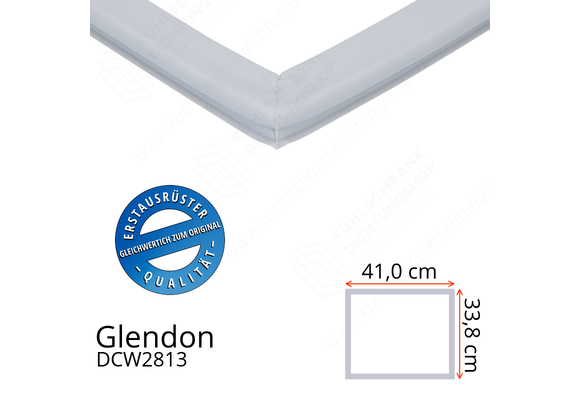 Glendon DCW2813 Türdichtung 33,8 x 41,0 cm