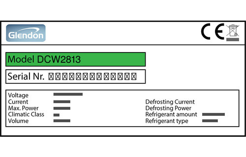Glendon DCW2813 Türdichtung 33,8 x 41,0 cm