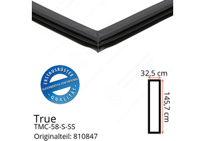 True TMC-58-S-SS Türdichtung 145,7 x 32,5 cm (Profil schmal)