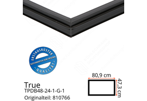 True TPDB48-24-1-G-1 Schubladendichtung 47,3 x 80,9 cm (Profil schmal)