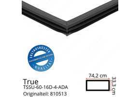 True TSSU-60-16D-4-ADA Schubladendichtung 33,3 x 74,2 cm (Profil schmal)