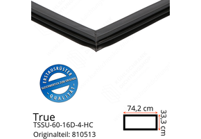 True TSSU-60-16D-4-HC Schubladendichtung 33,3 x 74,2 cm (Profil schmal)