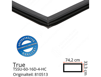 True TSSU-60-16D-4-HC Schubladendichtung 33,3 x 74,2 cm (Profil schmal)