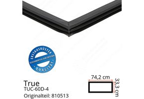 True TUC-60D-4 Schubladendichtung 33,3 x 74,2 cm (Profil schmal)