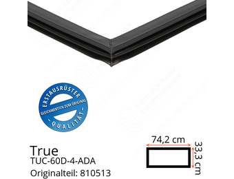 True TUC-60D-4-ADA Schubladendichtung 33,3 x 74,2 cm (Profil schmal)