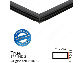 True TPP-44D-2 Schubladendichtung 33,0 x 71,7 cm (Profil schmal)