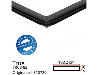 True TRCB-82 Schubladendichtung 20,9 x 108,2 cm (Profil schmal)