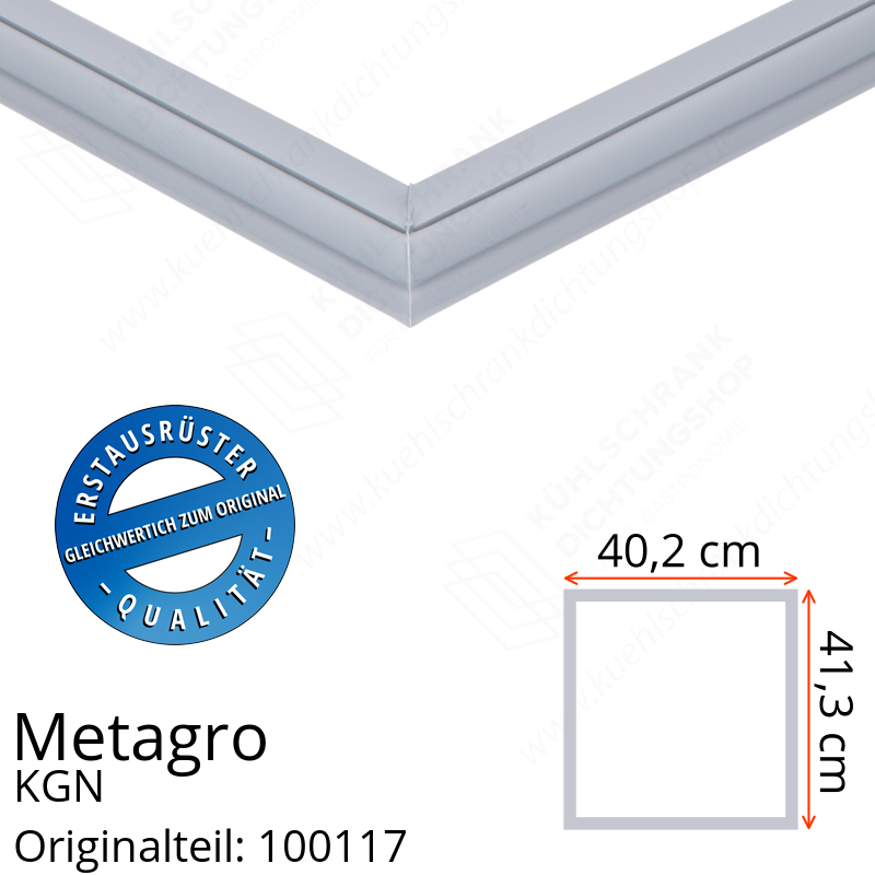 Metagro KGN 1/1-nieder Türdichtung 41,3 x 40,2 cm