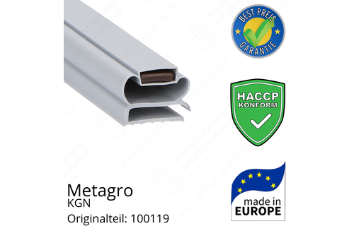 Metagro KGN 2/1-hoch Türdichtung 64,3 x 72,7 cm