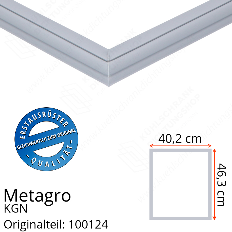 Metagro KGN 1/1-nieder Türdichtung 46,3 x 40,2 cm