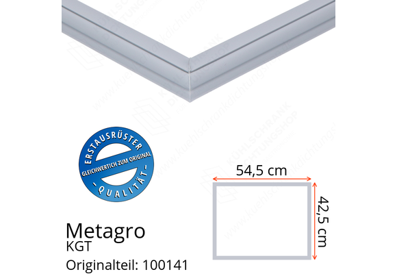 Metagro KGT 375er Schubladendichtung 42,5 x 54,5 cm
