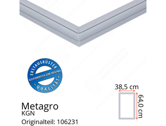 Metagro KGN 1/1-hoch Türdichtung 64,0 x 38,5 cm