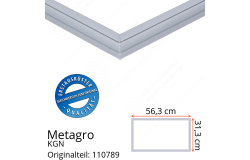 Metagro KGN sonderl - 200 Schubladendichtung 31,3 x 56,3 cm