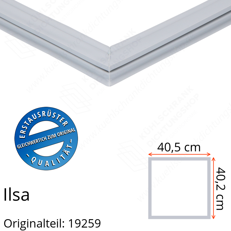 Ilsa Schubladendichtung 40,2 x 40,5 cm Ersatzteil: 19259 für verschiedene Modelle