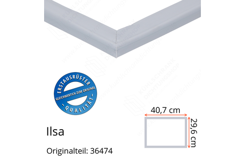 Ilsa Schubladendichtung 29,6 x 40,7 cm Ersatzteil: 36474 für verschiedene Modelle