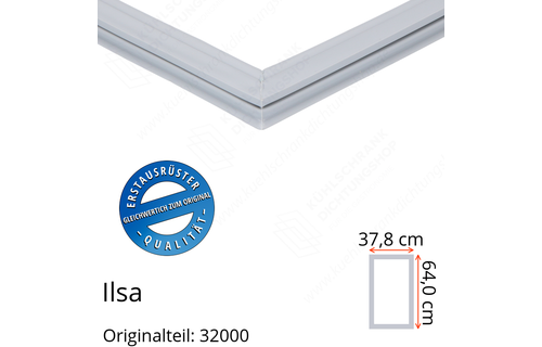 Ilsa Türdichtung 64,0 x 37,8 cm Ersatzteil: 32000 für verschiedene Modelle