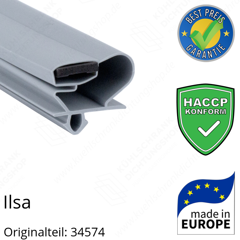 Ilsa Türdichtung 72,0 x 38,0 cm Ersatzteil: 34574 für verschiedene Modelle