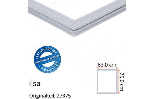 Ilsa Türdichtung 75,0 x 63,0 cm Ersatzteil: 27375 für verschiedene Modelle