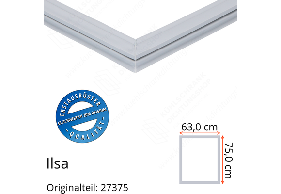 Ilsa Türdichtung 75,0 x 63,0 cm Ersatzteil: 27375 für verschiedene Modelle