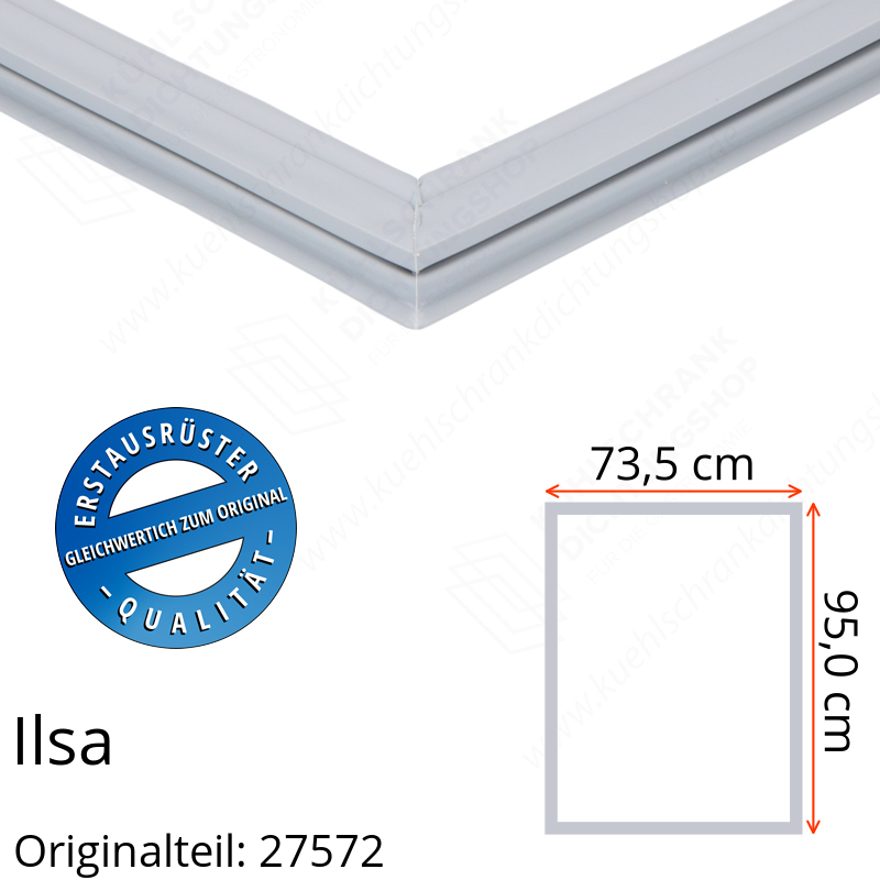 Ilsa Türdichtung 95,0 x 73,5 cm Ersatzteil: 27572 für verschiedene Modelle