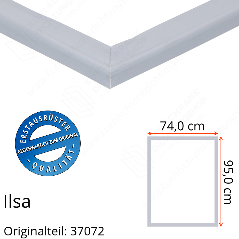 Ilsa Türdichtung 95,0 x 74,0 cm Ersatzteil: 37072 für verschiedene Modelle