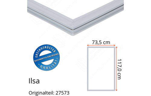 Ilsa Türdichtung 117,0 x 73,5 cm Ersatzteil: 27573 für verschiedene Modelle