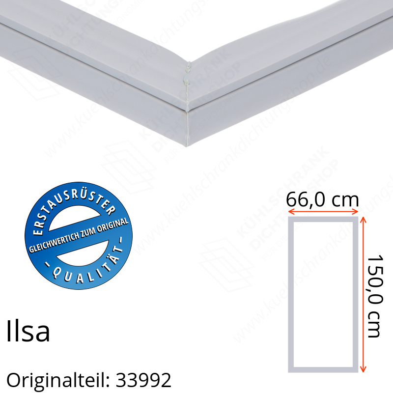 Ilsa Türdichtung 150,0 x 66,0 cm Ersatzteil: 33992 für verschiedene Modelle