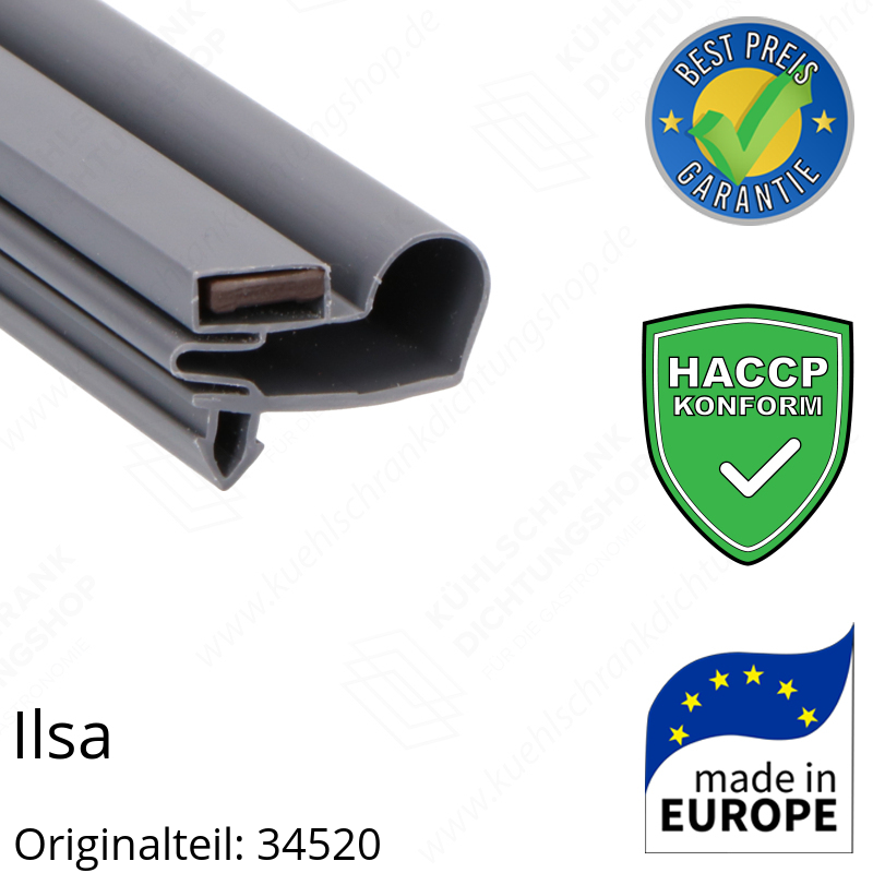 Ilsa Türdichtung 153,1 x 37,8 cm Ersatzteil: 34520 für verschiedene Modelle