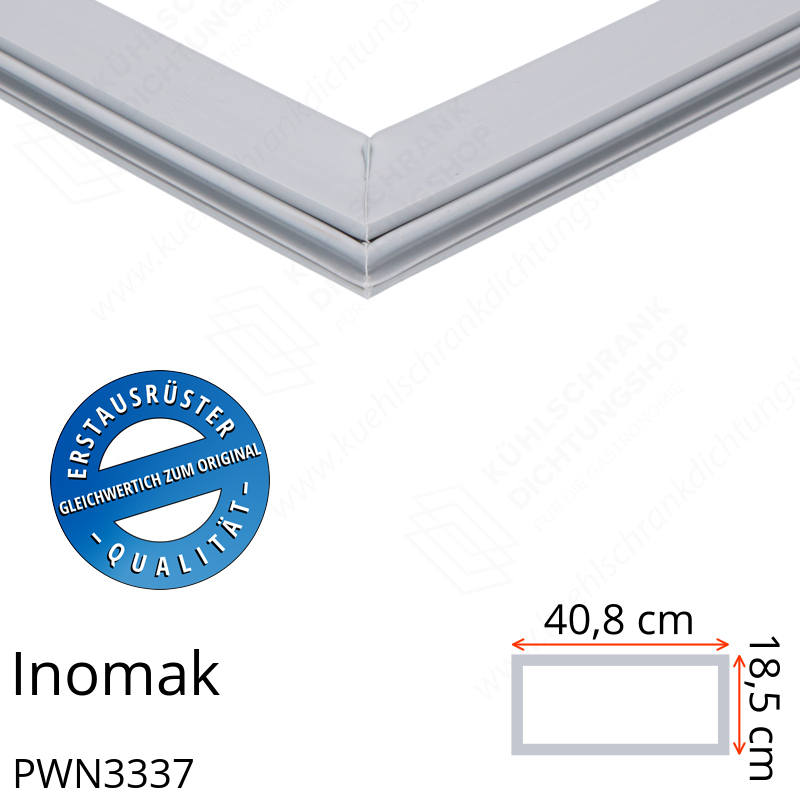 Inomak PWN3337 Schubladendichtung 18,5 x 40,8 cm