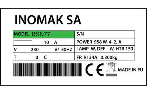 Inomak BSN77 Türdichtung 48,0 x 40,8 cm