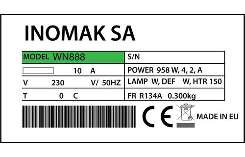 Inomak WN888 Türdichtung 65,0 x 51,5 cm